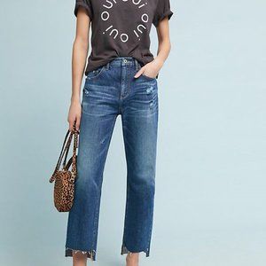 Pilcro High-Rise Slim Boyfriend Cropped Jeans